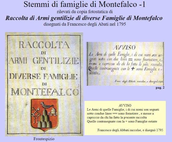 Stemmi Montefalco 1795